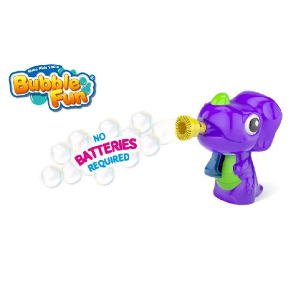 Фото - Мыльные пузыри Bubble Fun Динозаврик фиолетовый (DHOBB10124J)
