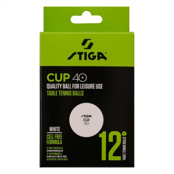 Фото - Набір м'ячів для настільного тенісу Stiga Cup  ABS 12 шт. (1110-2510-12)