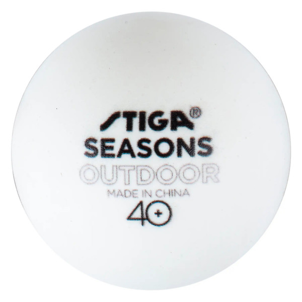 Фото - Набір м'ячів для настільного тенісу Stiga Seasons, White 12 шт. (1110-2810-12)