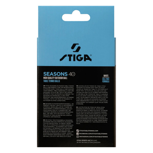 Фото - Набір м'ячів для настільного тенісу Stiga Seasons, White 12 шт. (1110-2810-12)