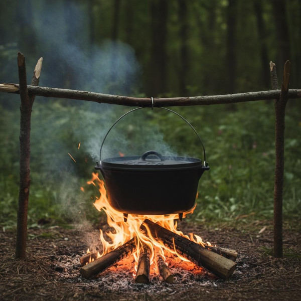 Фото - Котел Bo-camp Dutch Oven Cast Iron 31 см 7.1 л Black (2122415)