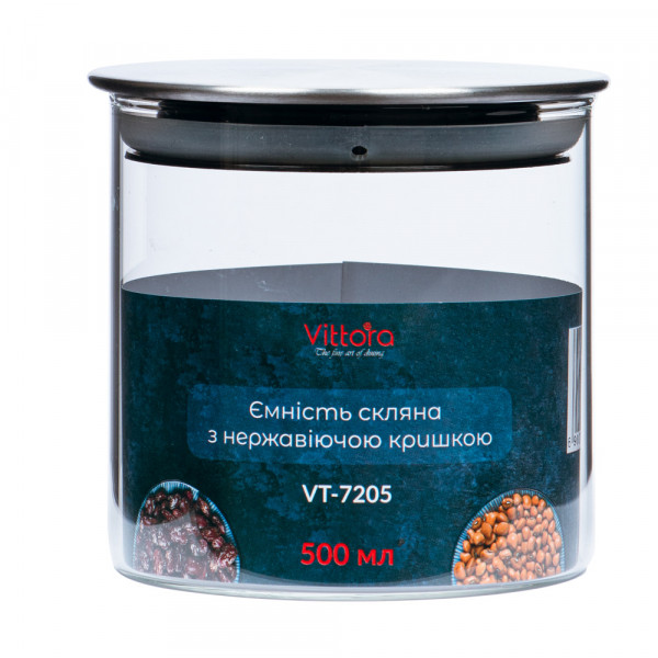 Фото - Емкость для сыпучих Vittora 500 мл (VT-7205)