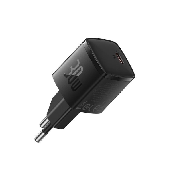 Фото - Мережевий зарядний пристрій Baseus Cube Pro Fast Charger 1C 30W EU Black (CCXF000301)
