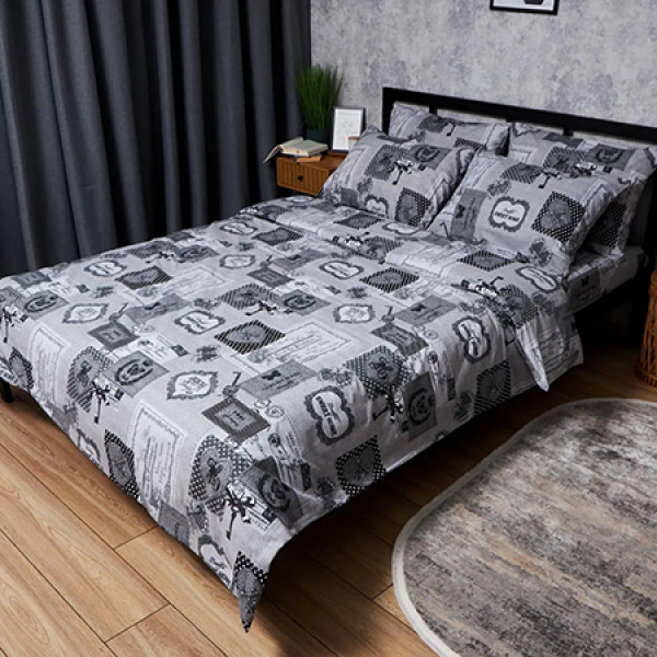 Фото - Комплект постільної білизни Moon&Star Бязь Gold Люкс Vintage Keys 160х220 нав. 2х70х70 (MS-820007302) Фото - Комплект постільної білизни Moon&Star Бязь Gold Люкс Vintage Keys 160х220 нав. 2х70х70 (MS-820007302)