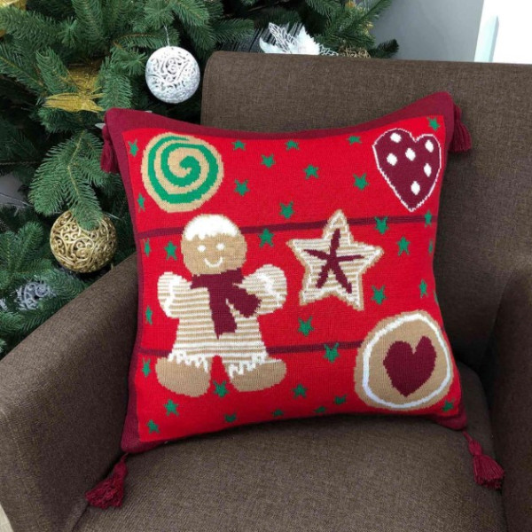 Фото - Подушка декоративная Прованс Печенье 45х45 см (021996)