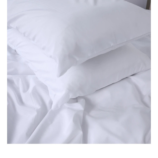 Фото - Простирадло двоспальне MirSon Soft Elegance №18-0000 White 180х190 см (2200010915228)