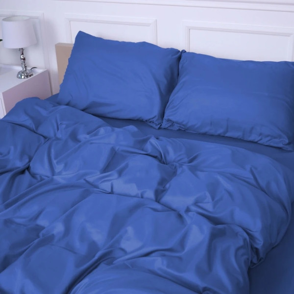 Фото - Простынь двуспальная MirSon Soft Elegance №18-4039 Regatta 180х190 см (2200010915747)