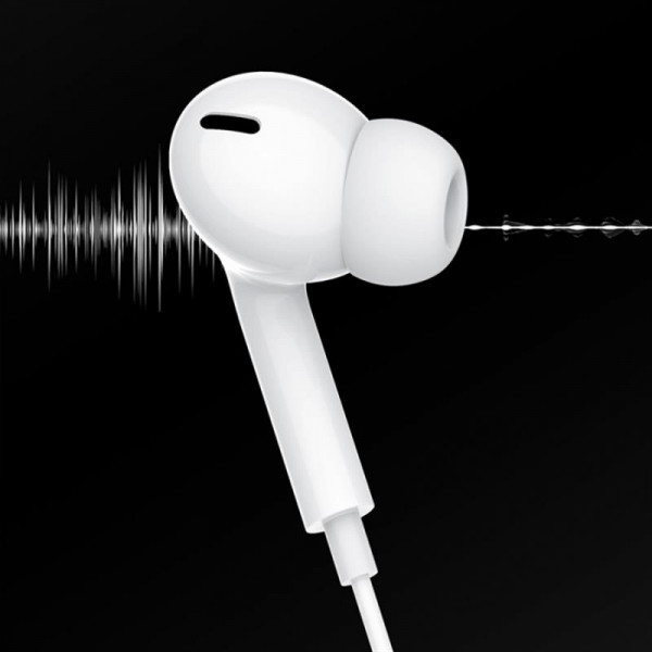 Фото - Навушники вкладиші дротові SkyDolphin SR17 Pro White (HF-000407)