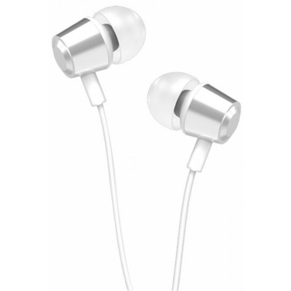 Фото - Навушники вкладиші дротові SkyDolphin SR20 Metal White (HF-000409)