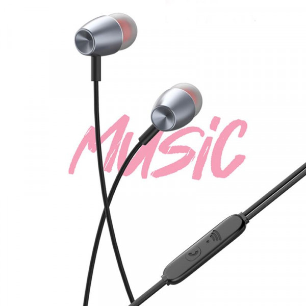 Фото - Навушники вкладиші дротові SkyDolphin SR24 Metal Gray (HF-000462)