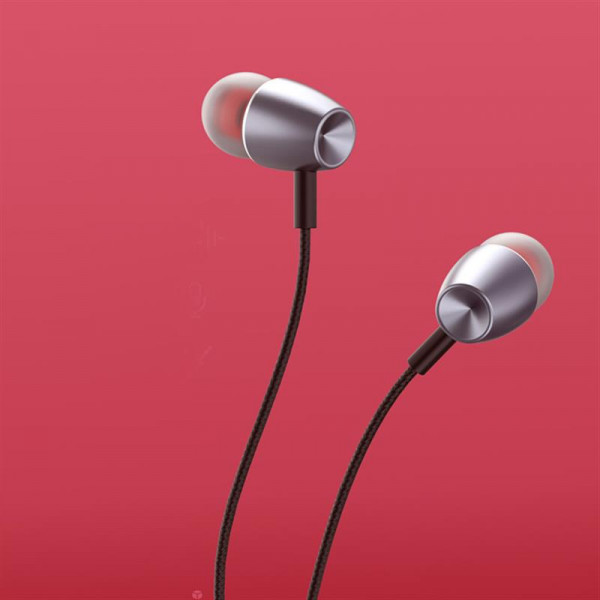 Фото - Навушники вкладиші дротові SkyDolphin SR24 Metal Gray (HF-000462)