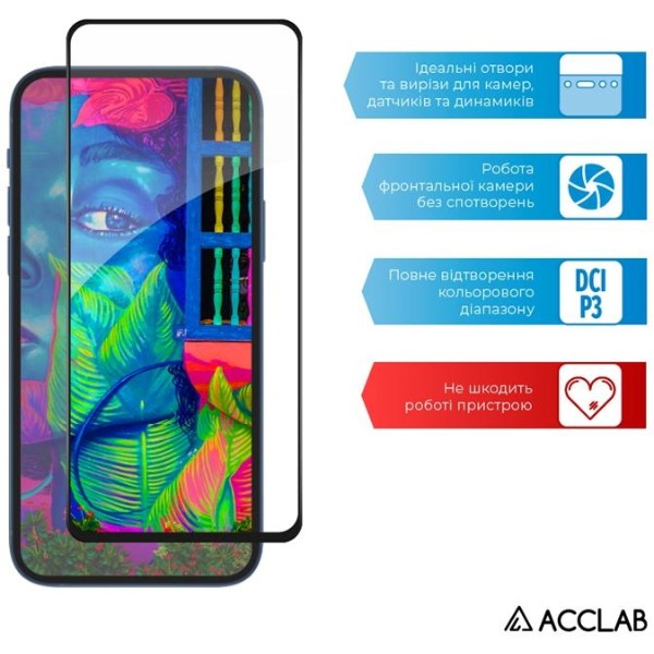 Фото - Захисне скло для смартфону ACCLAB Full Glue for Xiaomi Mi 11T Black (1283126518706)
