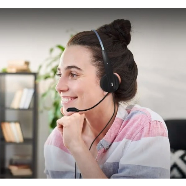 Фото - Навушники накладні дротові Genius HS-220U Black (31710020400)