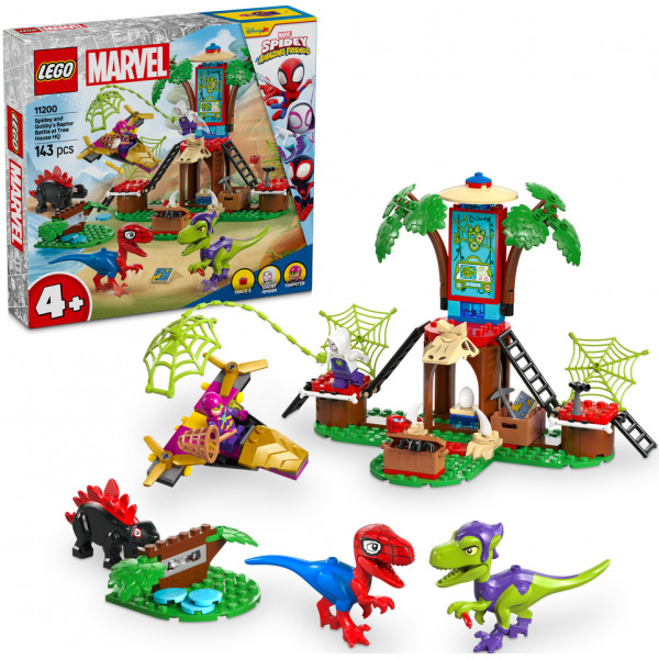Фото - Конструктор LEGO Spidey Битва Паука и раптора Гобби в штаб-доме на дереве (11200)