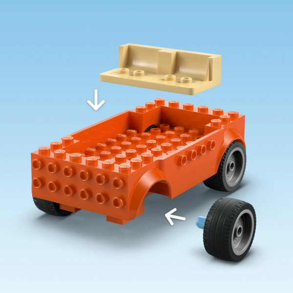 Фото - Конструктор LEGO Bluey Пляж і сімейна поїздка на автомобілі Блуї (11202)