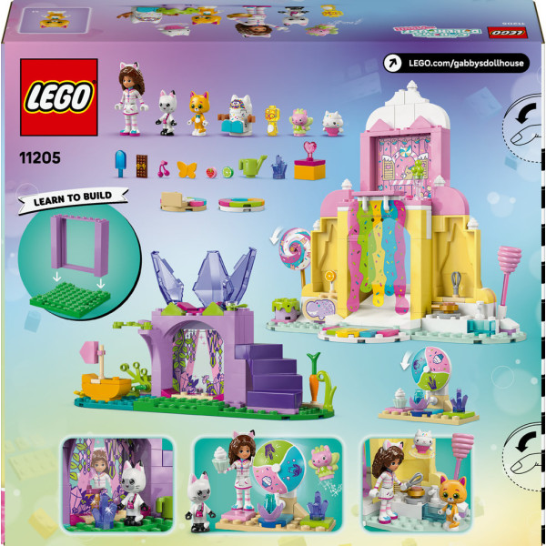 Фото - Конструктор LEGO Gabby's Dollhouse Гора солодощів і сад Кітті (11205)