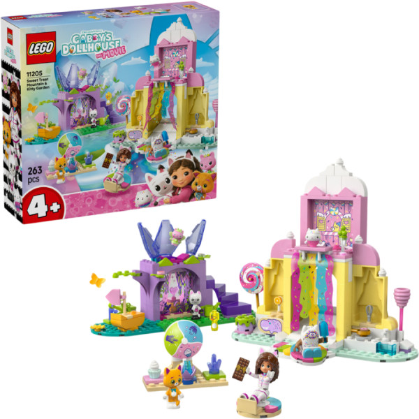 Фото - Конструктор LEGO Gabby's Dollhouse Гора солодощів і сад Кітті (11205) Фото - Конструктор LEGO Gabby's Dollhouse Гора солодощів і сад Кітті (11205)