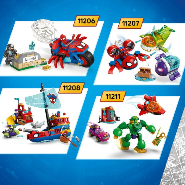 Фото - Конструктор LEGO Disney Junior Marvel Локи против команды Железного человека (11211)