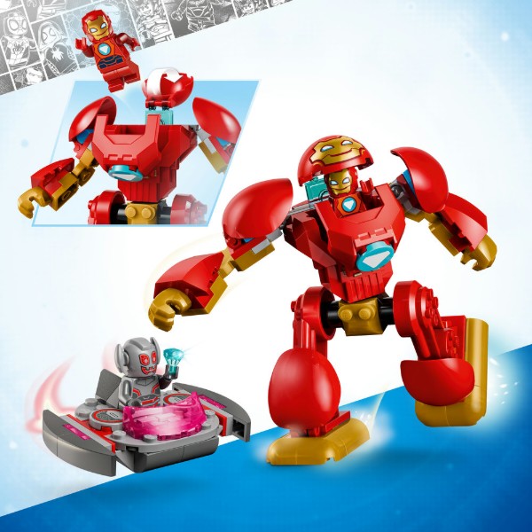 Фото - Конструктор LEGO  Disney Junior Marvel Альтрон проти Залізної Людини (11209)