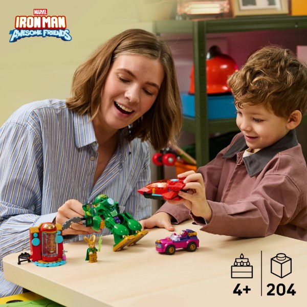 Фото - Конструктор LEGO Disney Junior Marvel Локи против команды Железного человека (11211)