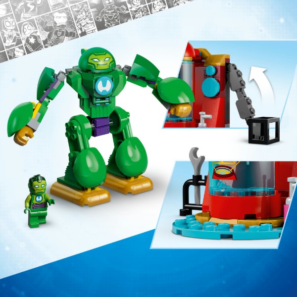 Фото - Конструктор LEGO Disney Junior Marvel Локи против команды Железного человека (11211)