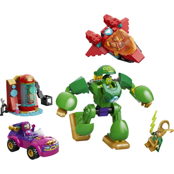 Фото - Конструктор LEGO Disney Junior Marvel Локи против команды Железного человека (11211)