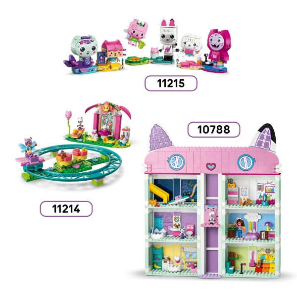 Фото - Конструктор LEGO Gabby's Dollhouse Садовий будиночок Котофеї (11212)