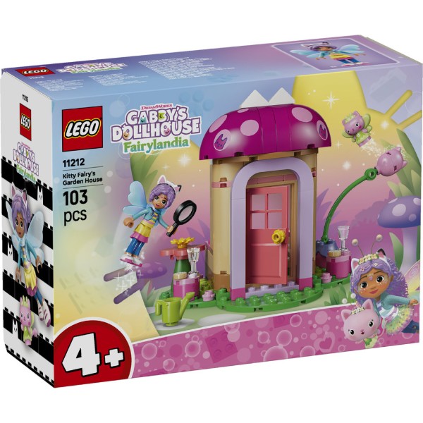 Фото - Конструктор LEGO Gabby's Dollhouse Садовий будиночок Котофеї (11212)