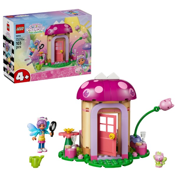 Фото - Конструктор LEGO Gabby's Dollhouse Садовий будиночок Котофеї (11212)