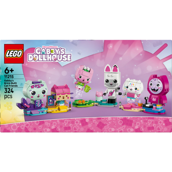 Фото - Конструктор LEGO Gabby's Dollhouse Друзья-котики Габби из кубиков (11215)