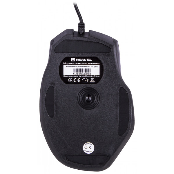 Фото - Мышь проводная REAL-EL RM-500 Gaming USB Black