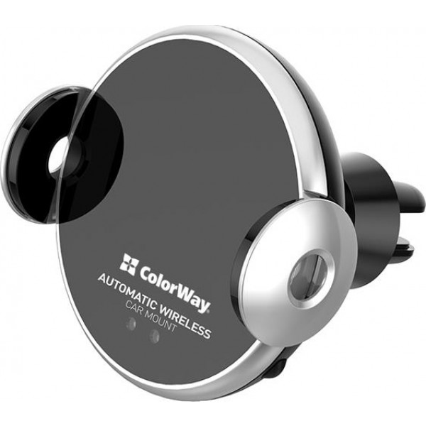 Фото - Уценка - Автомобильное зарядное устройство Colorway AutoSense Car Wireless Charger 2 15W Black (CW-CHAW036Q-BK)