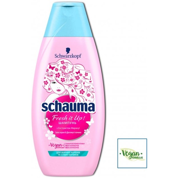 Фото - Шампунь женский Schauma 400 мл Fresh it Up (3838824293813)
