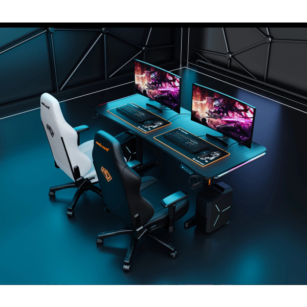 Фото - Стіл з електрорегулюванням висоти Anda Seat Terminator RGB Black (AD-D-DD1-1600L-01-B)