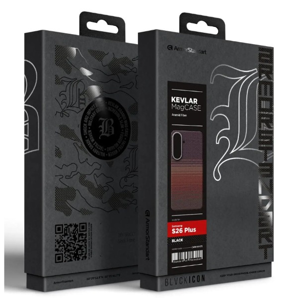 Фото - Чохол для смартфону Armorstandart BlackIcon Kevlar MagCase for Samsung S26 Plus Sunset (ARM90157)