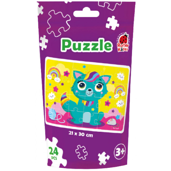 Фото - Пазли (3-4 роки) Roter Kafer Кіт (RK1130-06) Фото - Пазли (3-4 роки) Roter Kafer Кіт (RK1130-06)