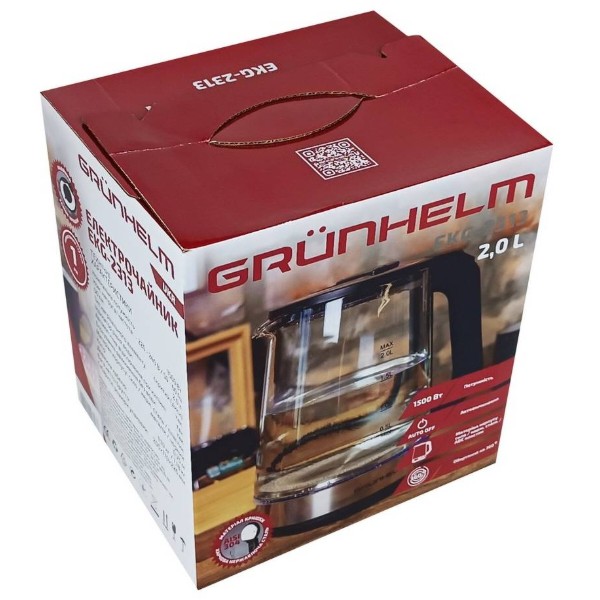 Фото - Електричний чайник Grunhelm EKG-2313 Black