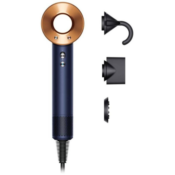 Фото - Фен Dyson HD07 Supersonic Straight/Wavy Prussian Blue/Rich Copper (113277-01)