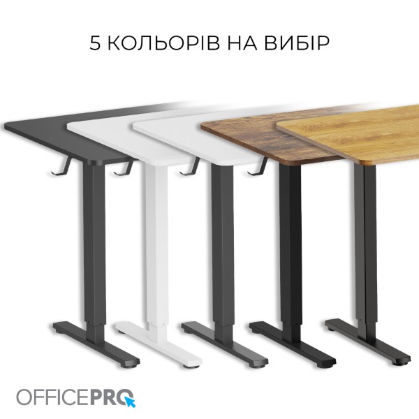 Фото - Стол компьютерный OfficePro ODE1470DW Dark Wood/Black