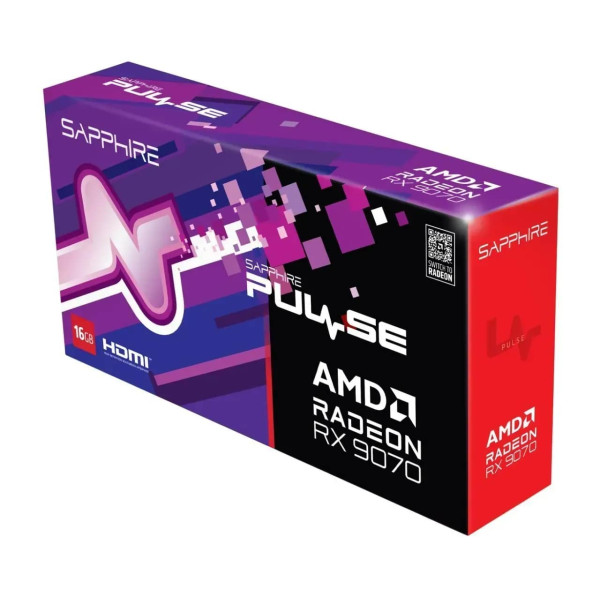 Фото - Видеокарта Sapphire AMD PULSE RADEON RX 9070 GAMING 16GB DUAL (11349-03-20G)