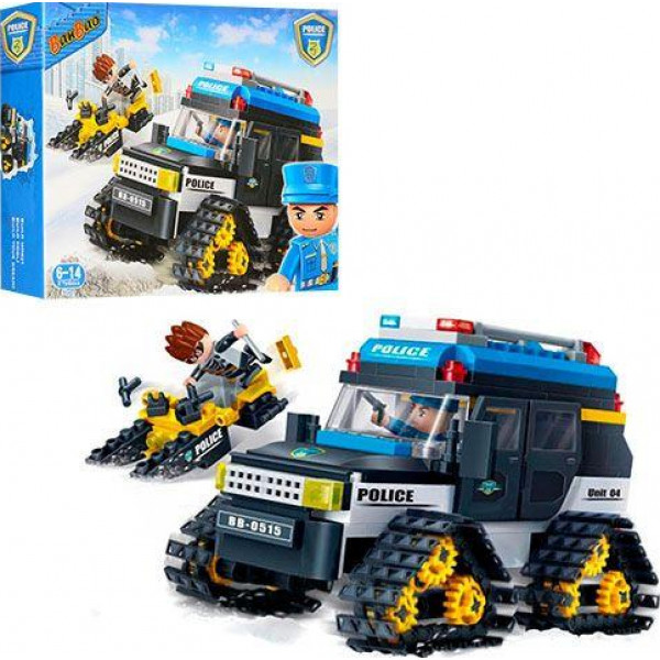 Фото - Пластиковий конструктор Banbao
"Поліція" (315 Ел.) Снігохід (7007)