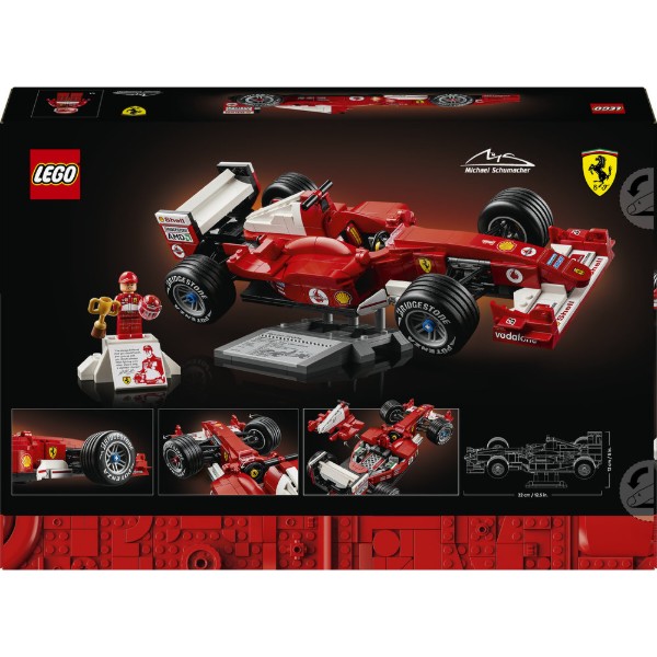 Фото - Конструктор LEGO Icons Ferrari F2004 та Michael Schumacher (11375)