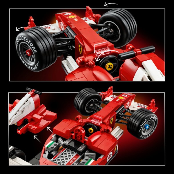 Фото - Конструктор LEGO Icons Ferrari F2004 та Michael Schumacher (11375)