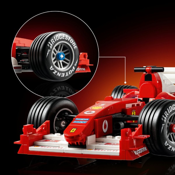 Фото - Конструктор LEGO Icons Ferrari F2004 та Michael Schumacher (11375)