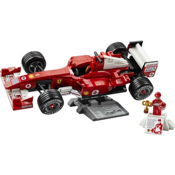 Фото - Конструктор LEGO Icons Ferrari F2004 та Michael Schumacher (11375)