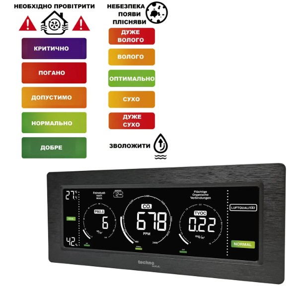 Фото - Метеостанція Technoline Black (WL1035)