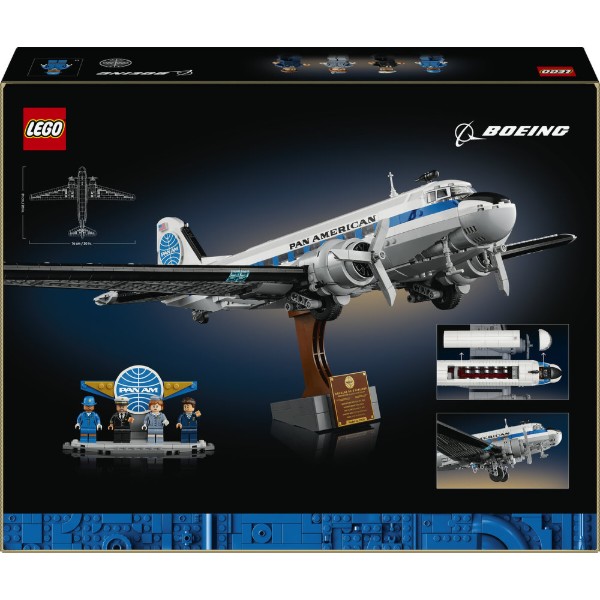 Фото - Конструктор LEGO Icons Пассажирский самолет Douglas™ DC-3™ PAN AM® (11378)