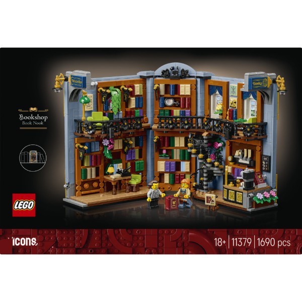 Фото - Конструктор LEGO Icons Книжный магазин: Книжный уголок (11379)