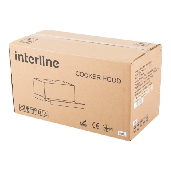 Фото - Витяжка вбудована Interline SLIM ULTRA X/S A/60