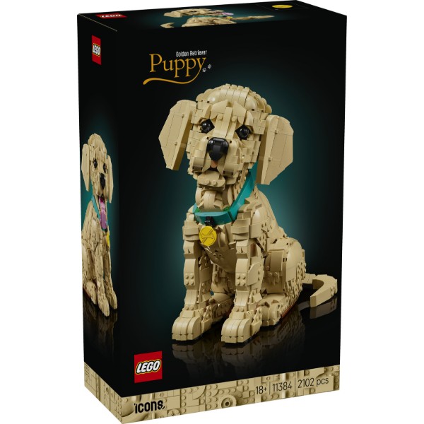 Фото - Конструктор LEGO Icons Цуценя золотистого ретривера (11384)